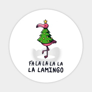 Fa La La Lamingo Magnet